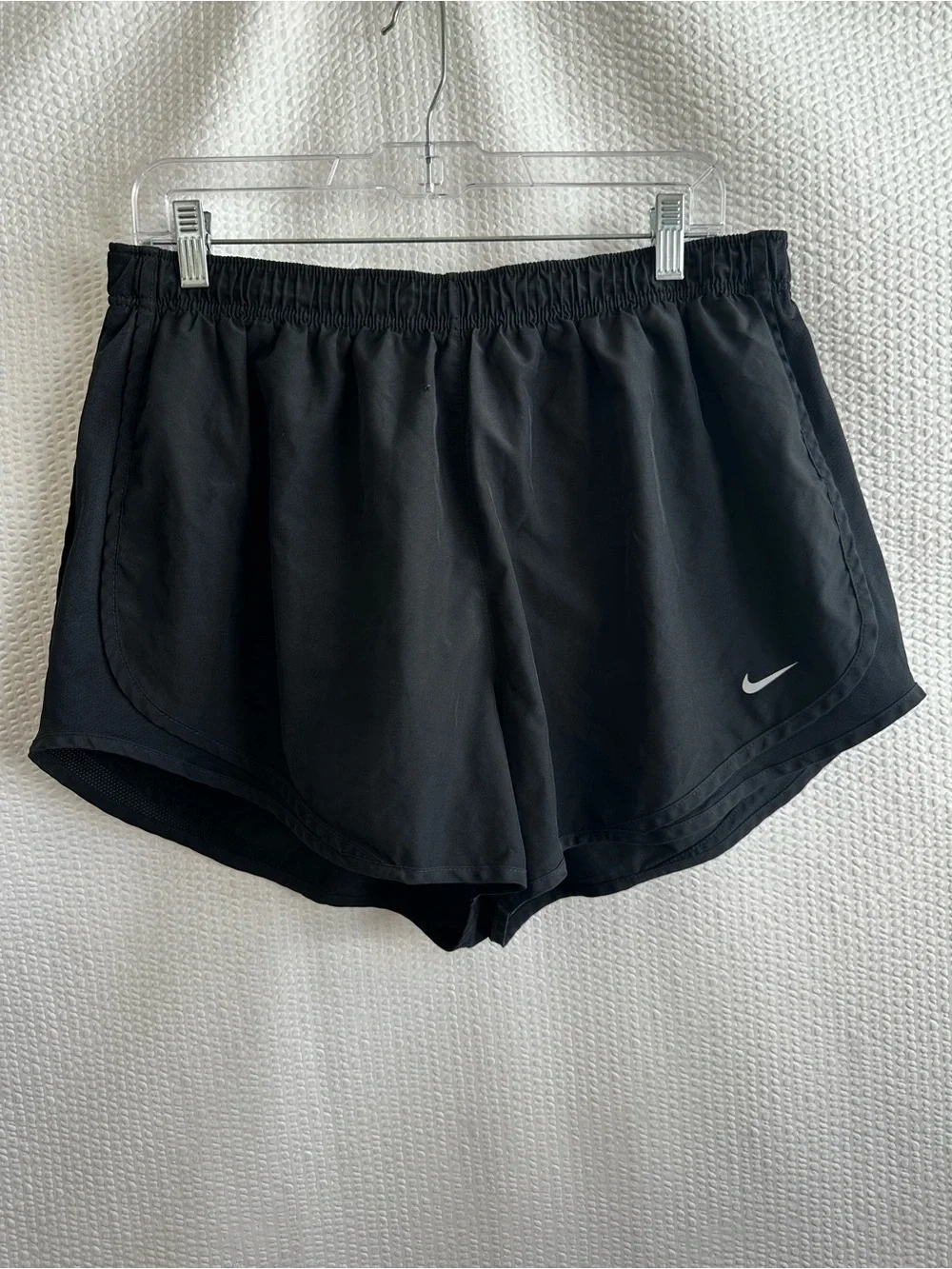 Nike Dri-FIT Black Running Shorts Lined Athletic Gym Training Women’s Large